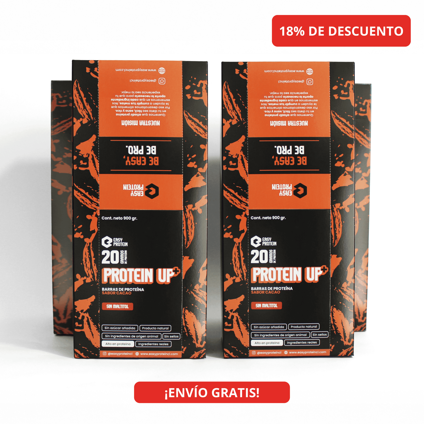 PACK 80 BARRAS - PROTEIN UP+