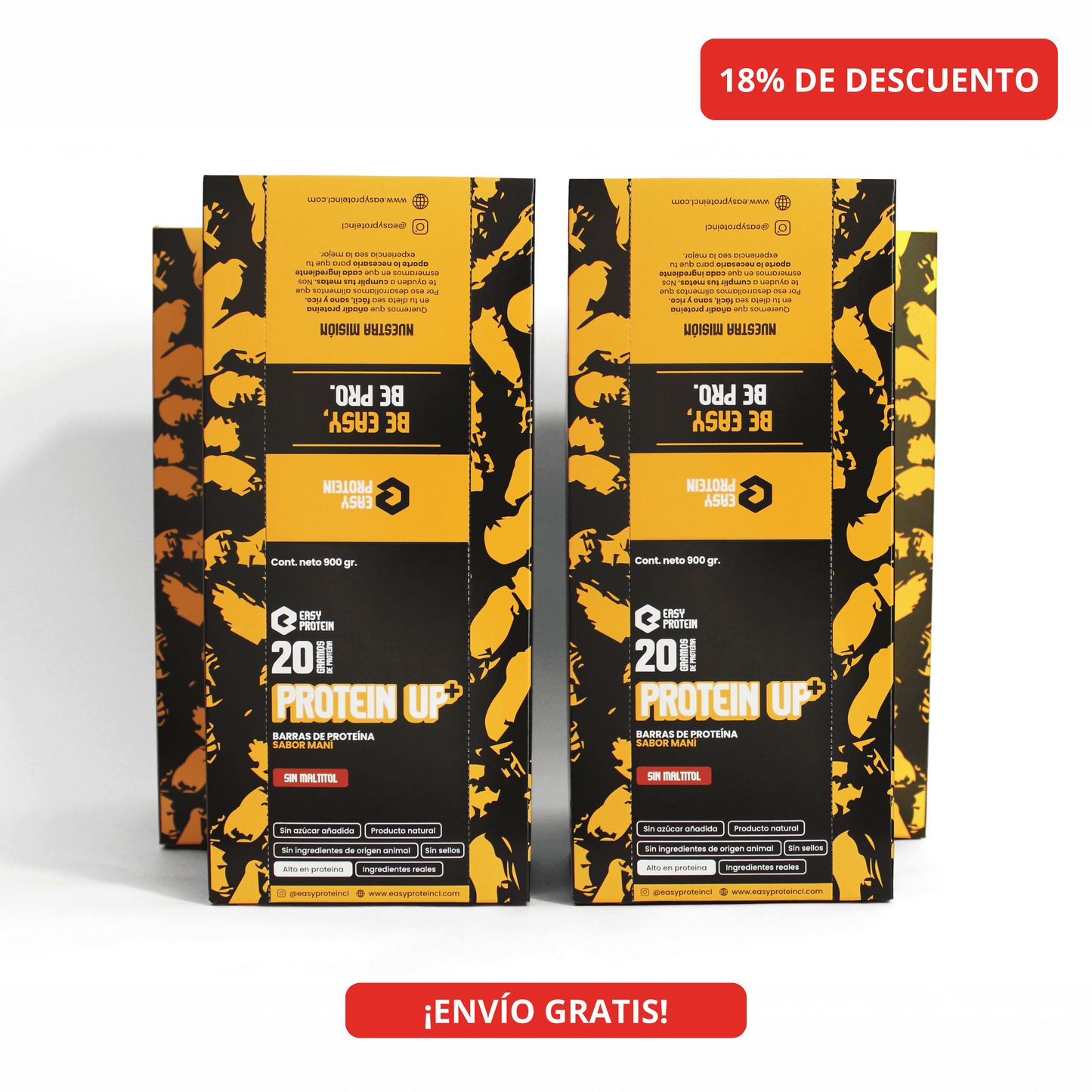 PACK 80 BARRAS - PROTEIN UP+