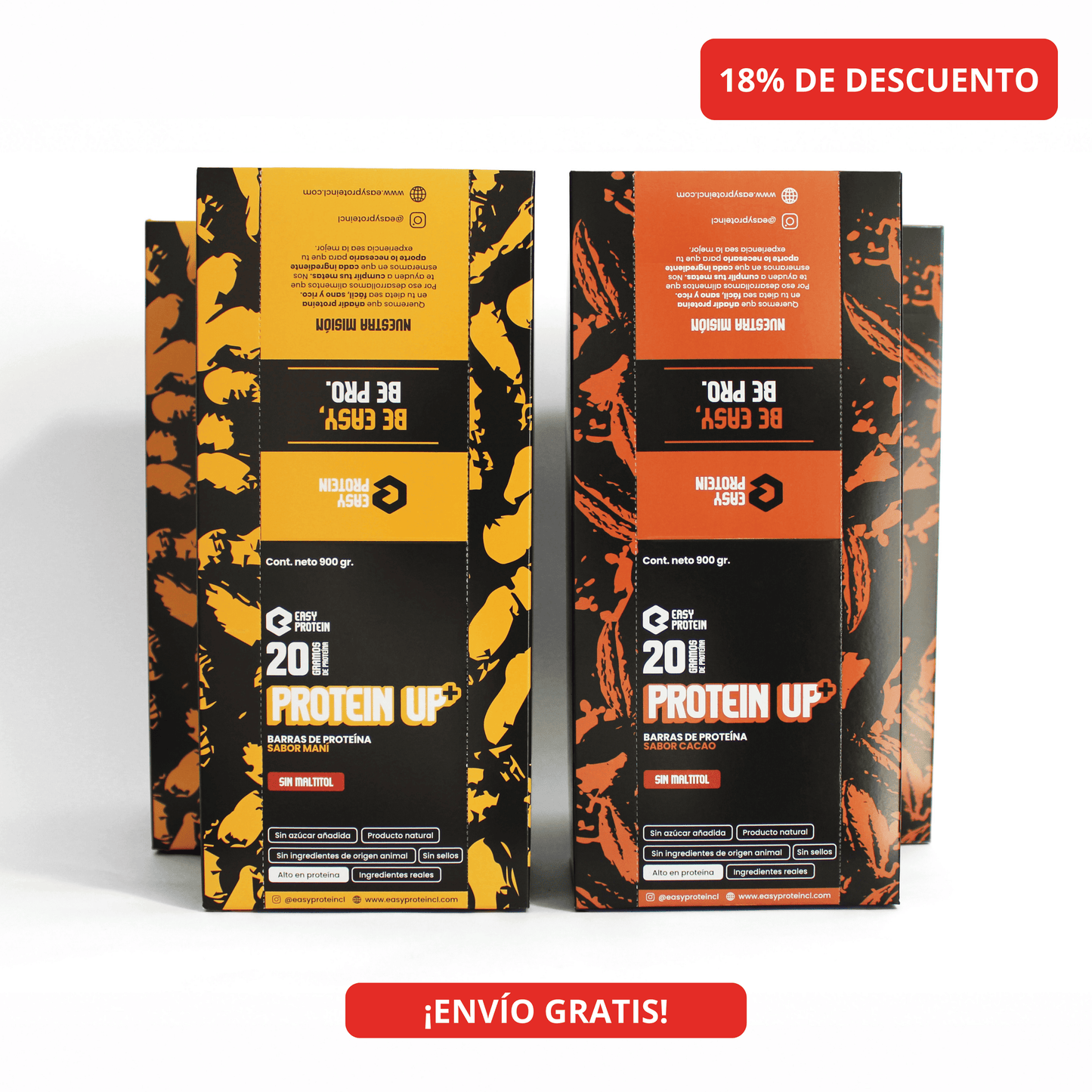 PACK 80 BARRAS - PROTEIN UP+