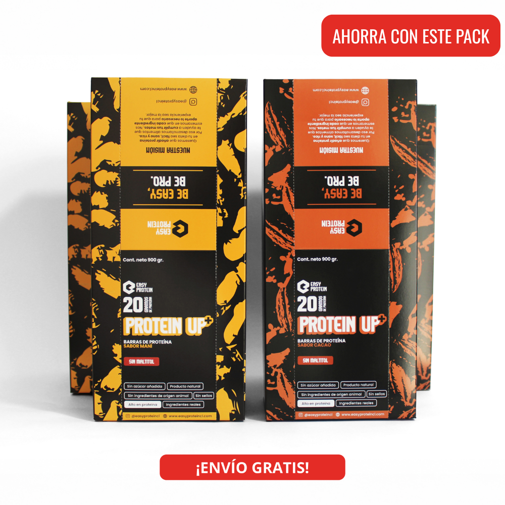 PACK 80 BARRAS - PROTEIN UP+