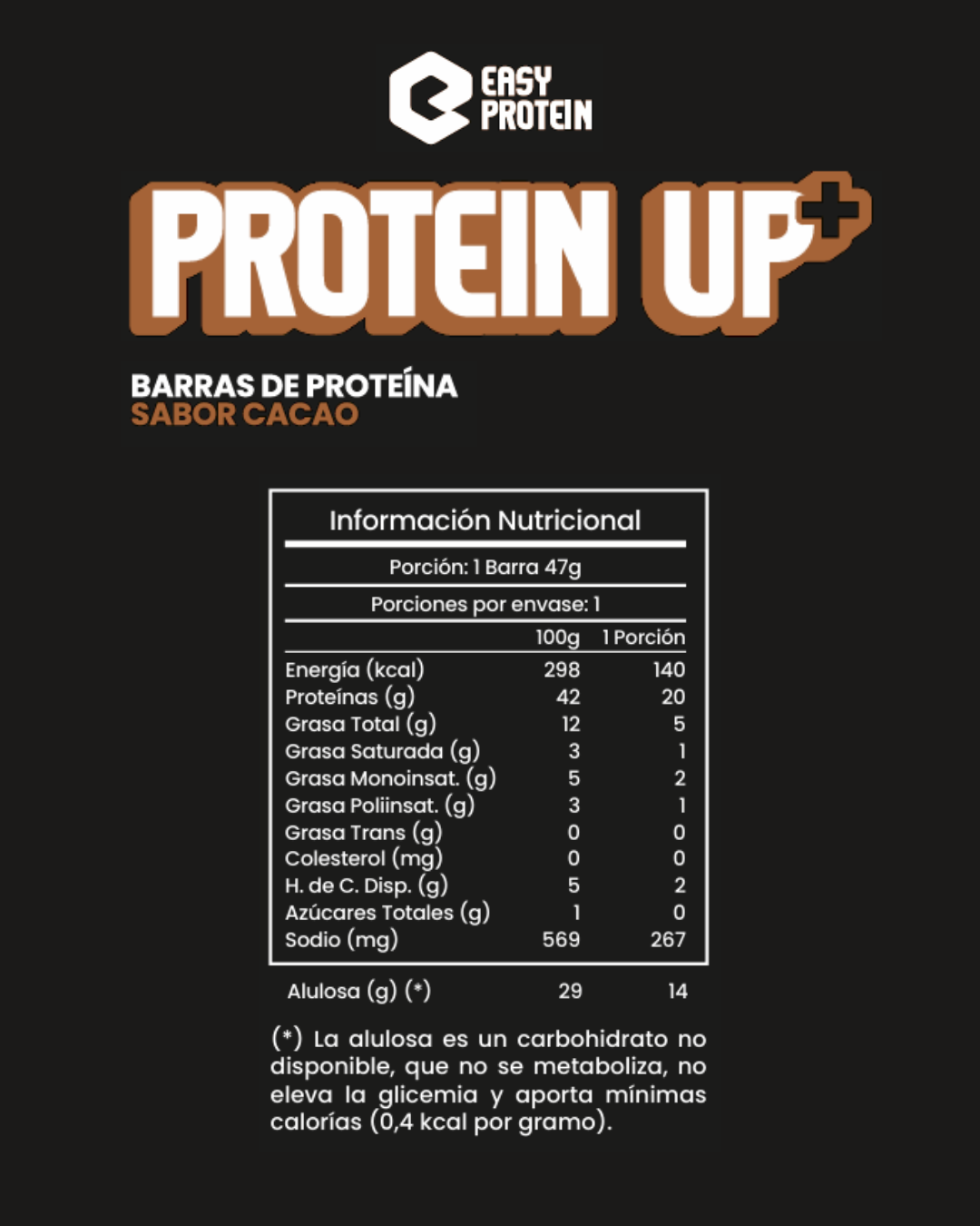 PROTEIN UP CACAO - CAJA 5 UNIDADES