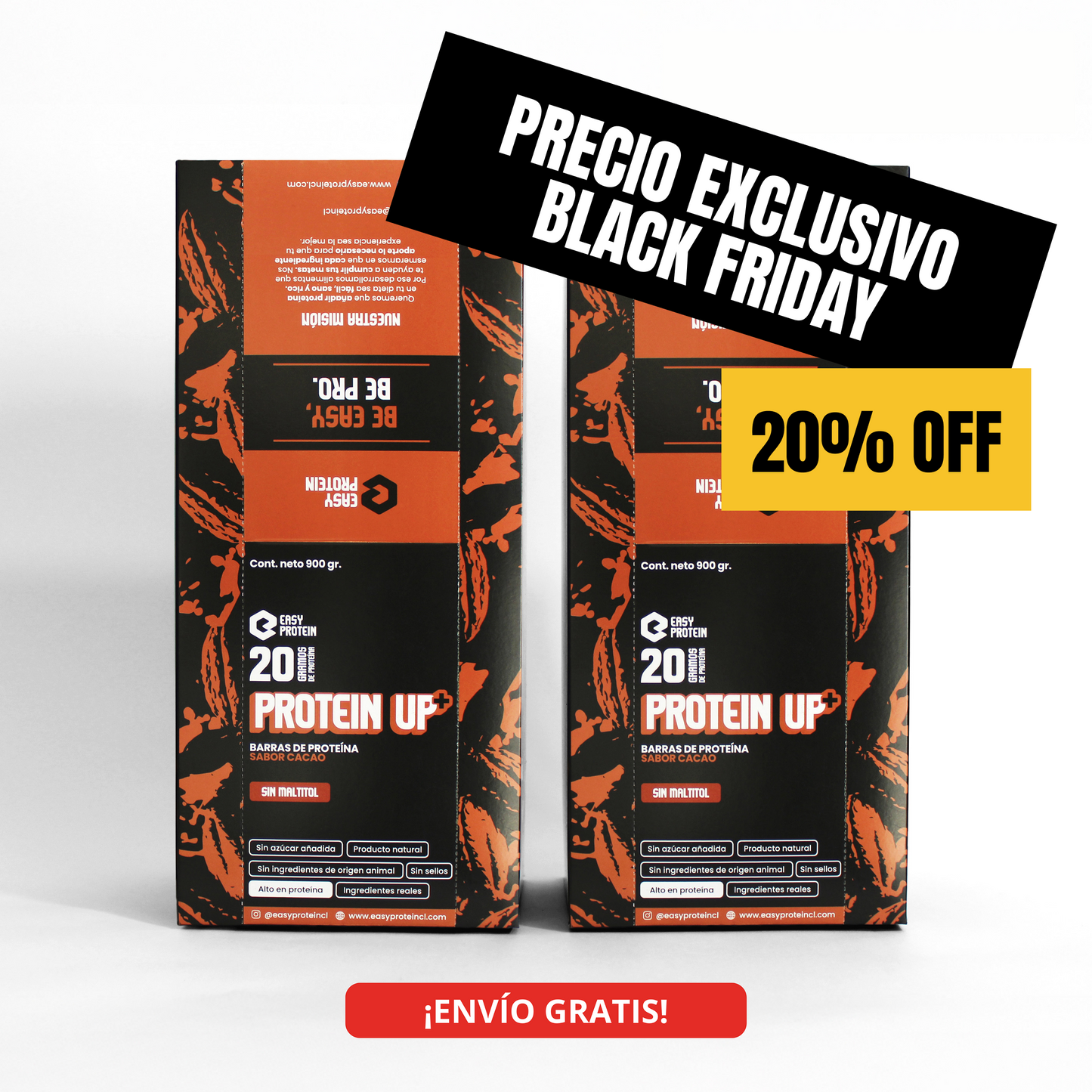 PACK 40 BARRAS - PROTEIN UP+