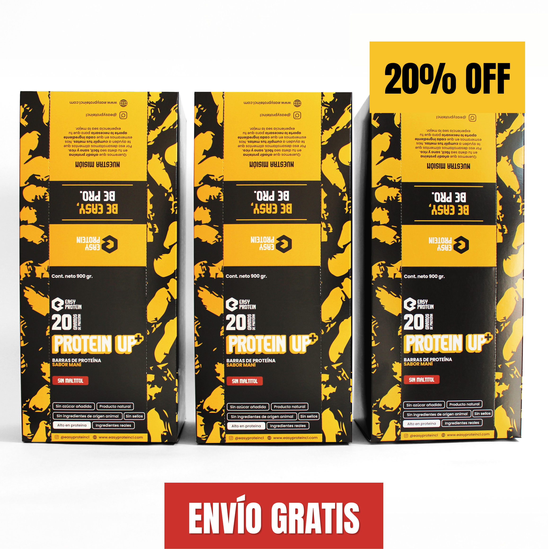 PACK 60 BARRAS - PROTEIN UP+