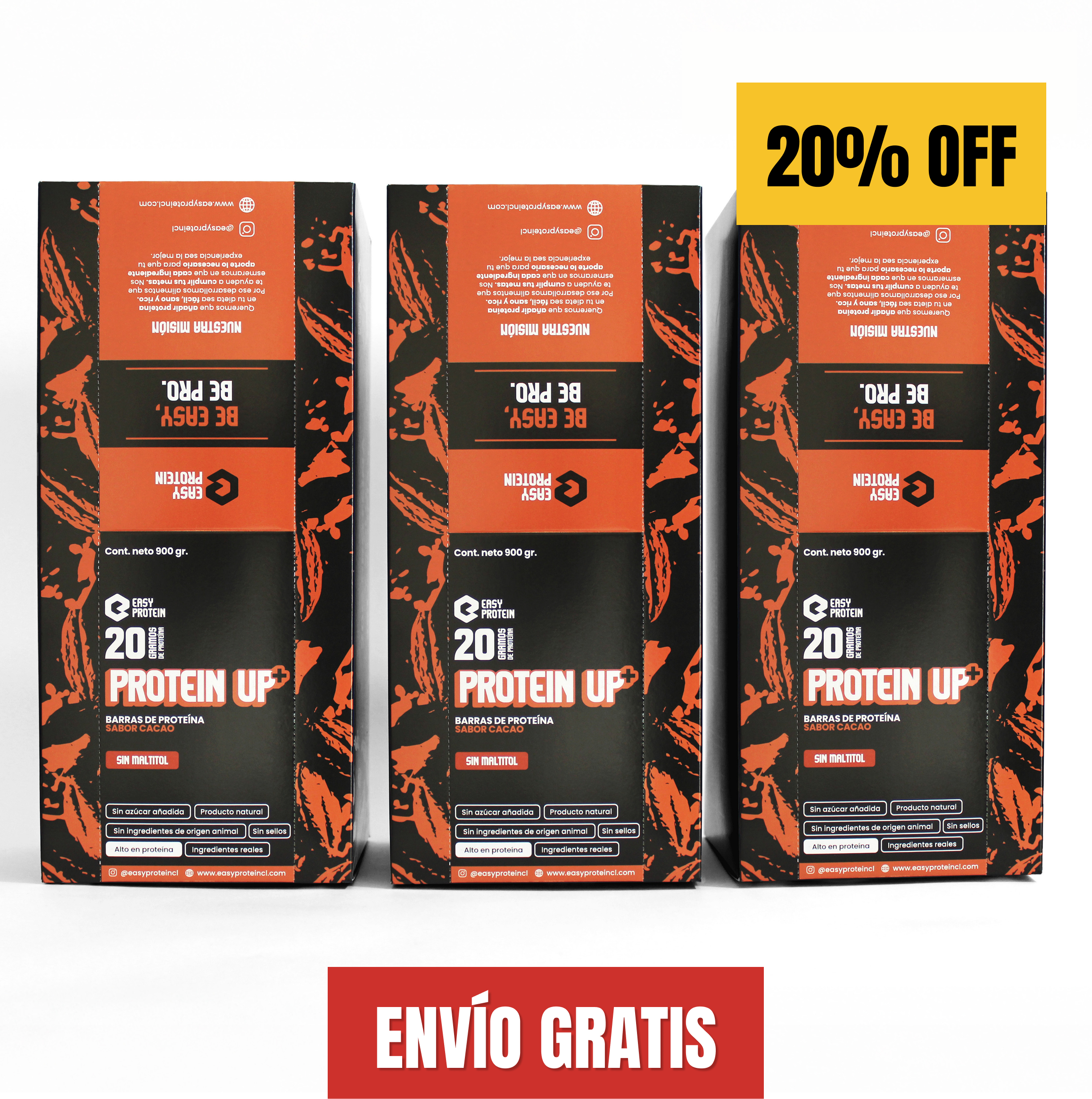 PACK 60 BARRAS - PROTEIN UP+