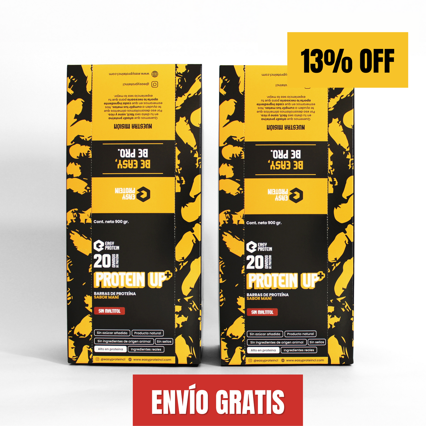 PACK 40 BARRAS - PROTEIN UP+