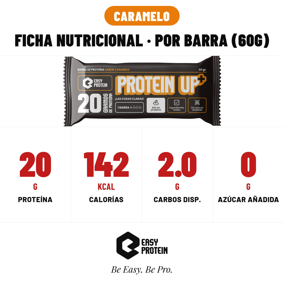 PROTEIN UP CARAMELO - CAJA 20 UNIDADES