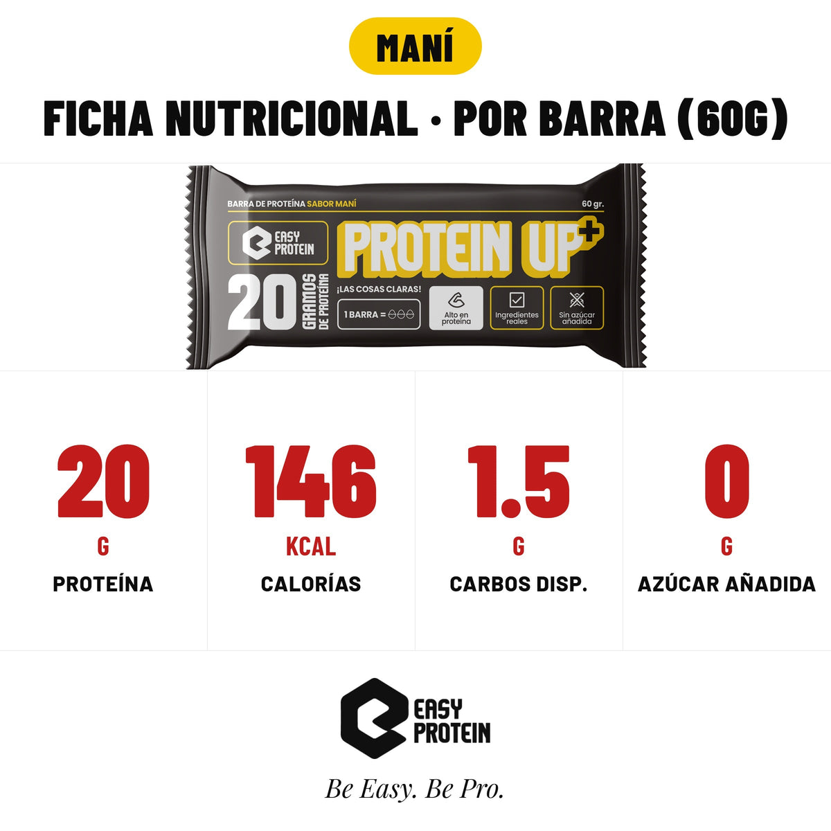 PROTEIN UP MANÍ - CAJA 5 UNIDADES