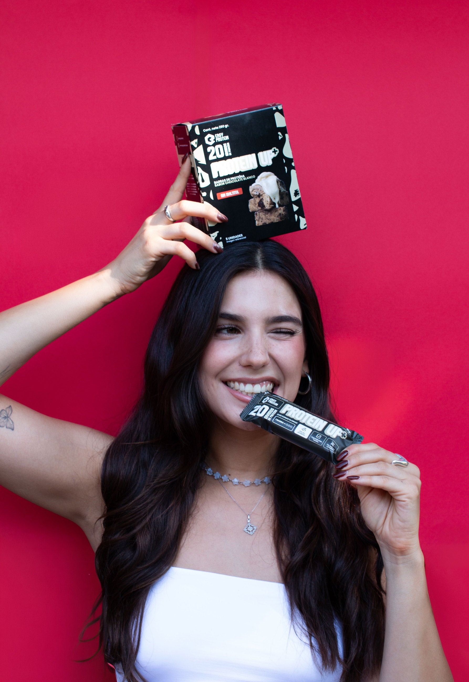Clienta de EasyProtein con las Protein Up+